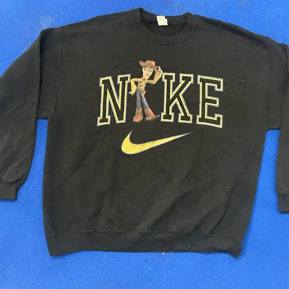 y2k Nike woody toy story graphic sweatshirt